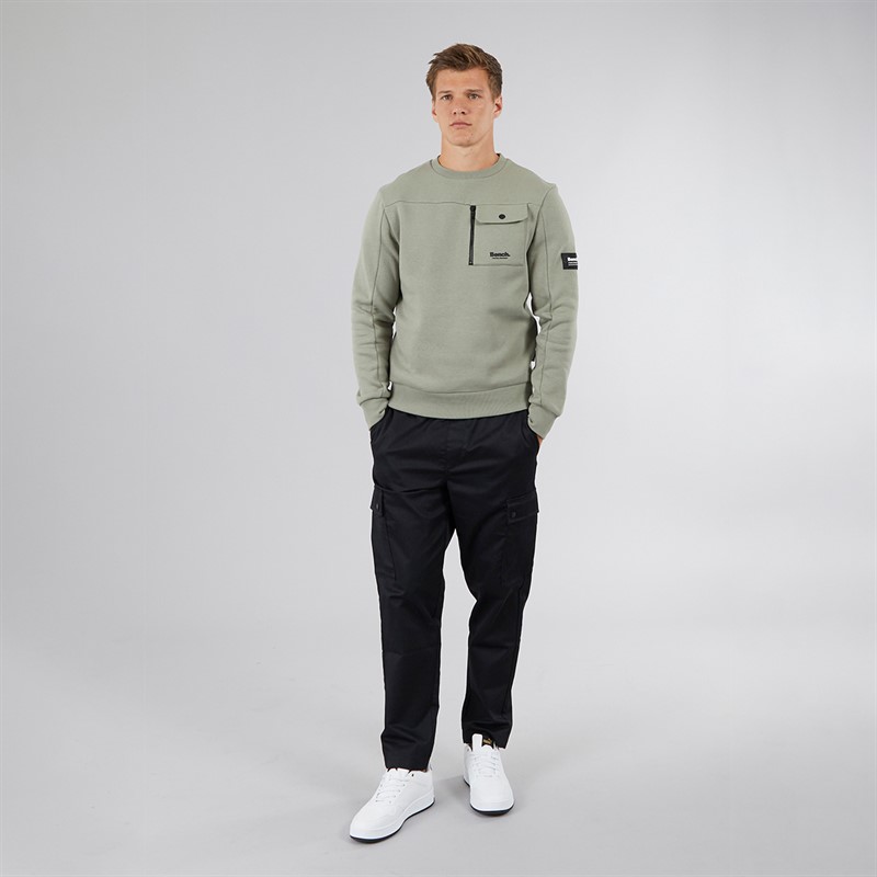 Bench Bluza dresowa dla niego kolor szałwiowy