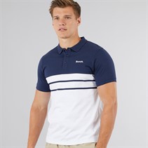 Bench Mens Shaw Polo Shirt Navy
