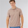 Bench Mens Gruff Polo Shirt Taupe