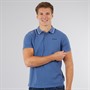 Bench Mens Gruff Polo Shirt Mid Blue