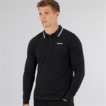 Bench Heren Telles Polo Shirt Zwart
