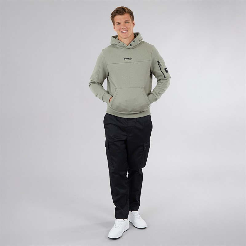 Bench Bluza z kapturem dla niego kolor szałwiowy