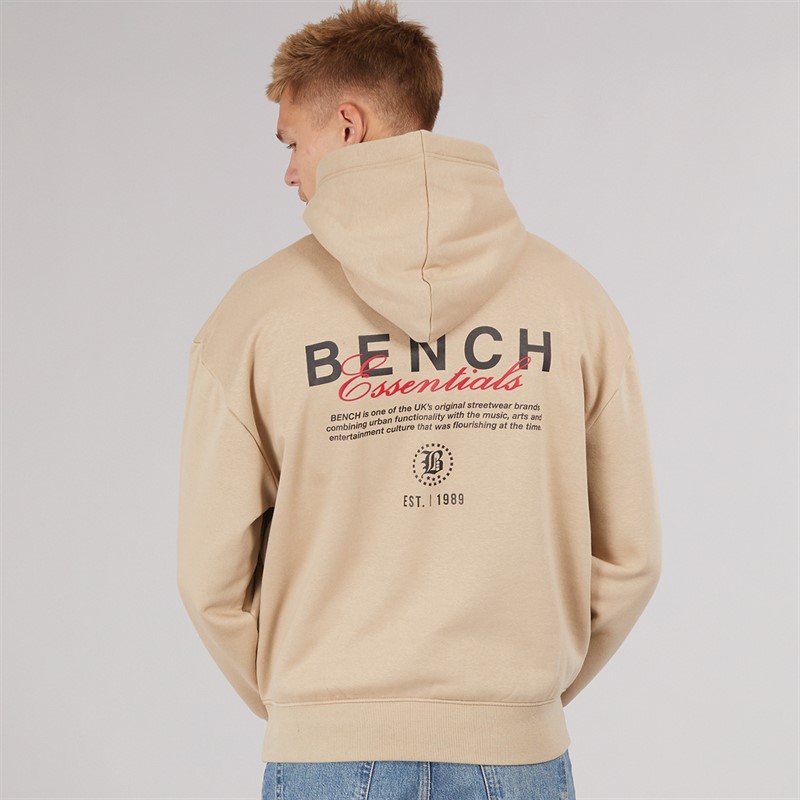 Bench Herre Ledall 1989 Hættetrøje Stone