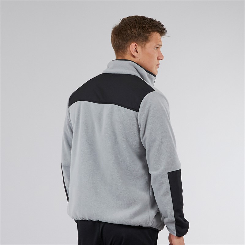 Bench Herren Anders Trichterhals Fleece Rund Grau