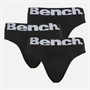 Bench Herren Asner 3er-Pack Slips Schwarz / Schwarz / Schwarz
