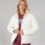 Bench Damen Willah Kurze Steppjacke Winter Weiss