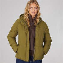 Bench Veste Courte Rembourrée Willah Femme Olive Foncé