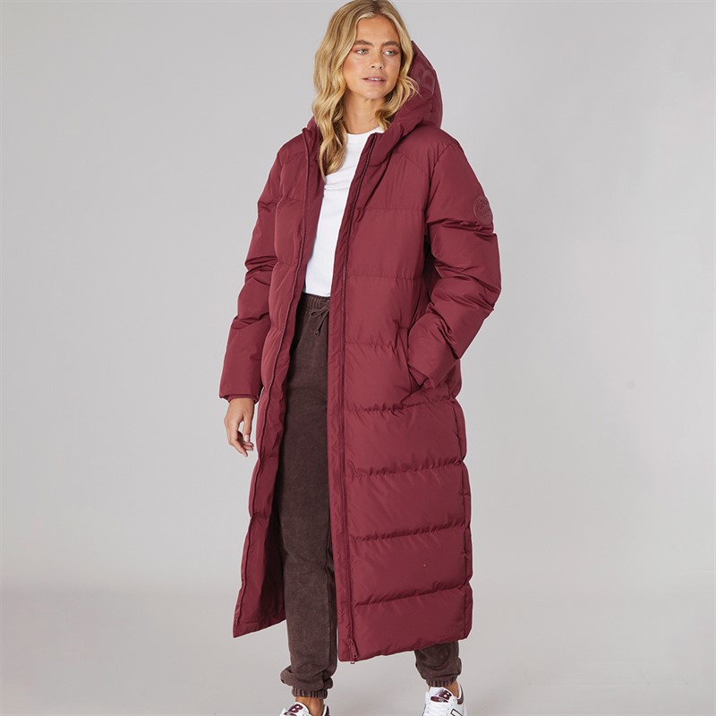 Bench Maxi Length wodoodporna kurtka Eli dla niej kolor kordowan