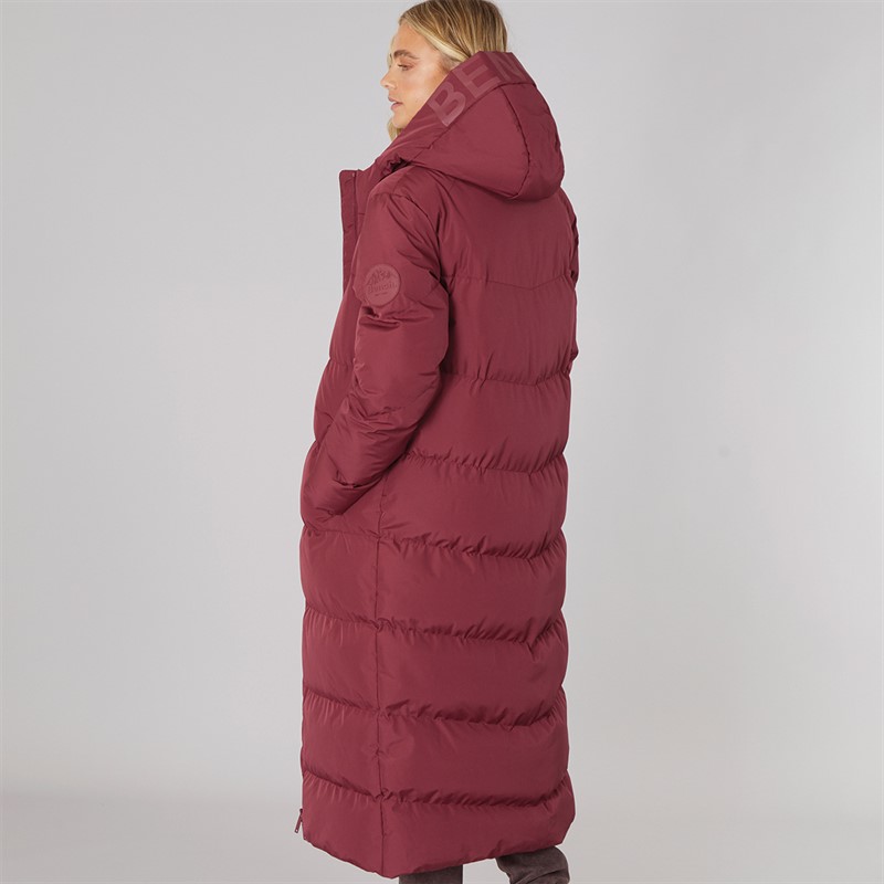 Bench Maxi Length wodoodporna kurtka Eli dla niej kolor kordowan
