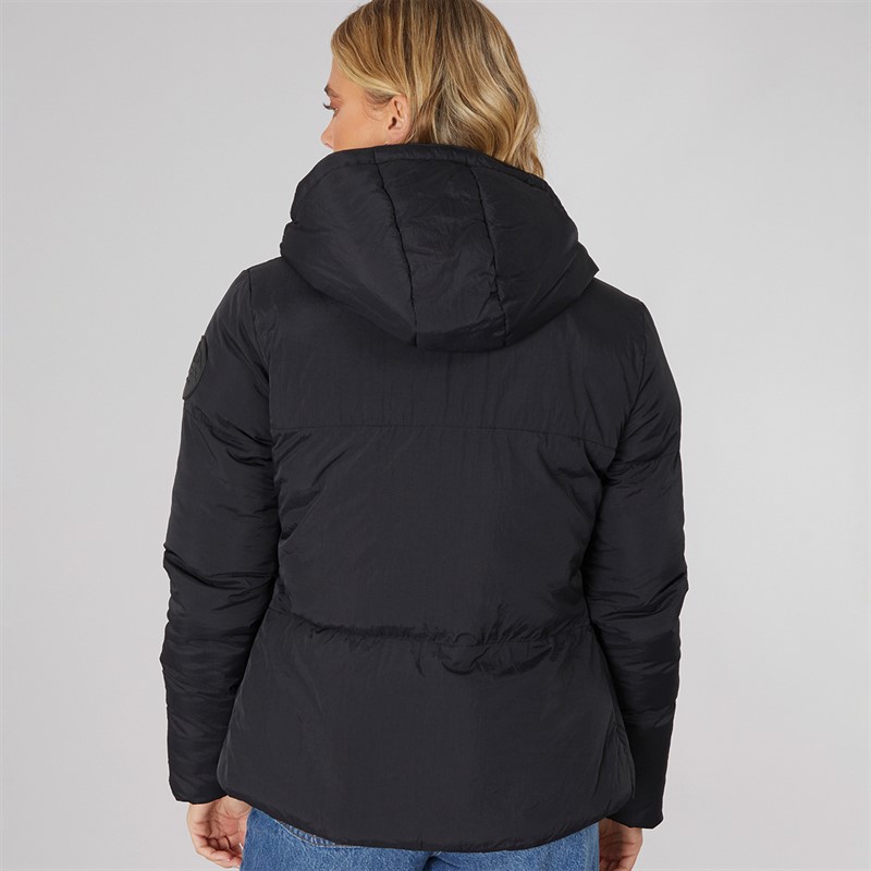 Bench Womens Willah Short Puffer Jacket Black