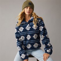 Bench Womens Navo Borg Fleece Navy