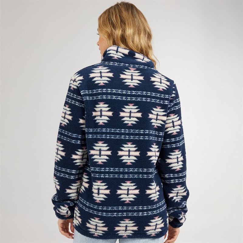 Bench Damen Navo Borg Fleece Marineblau