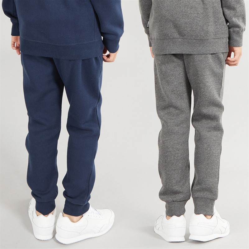 Bench Boys Willroe Two Pack Joggers Navy/Dark Grey