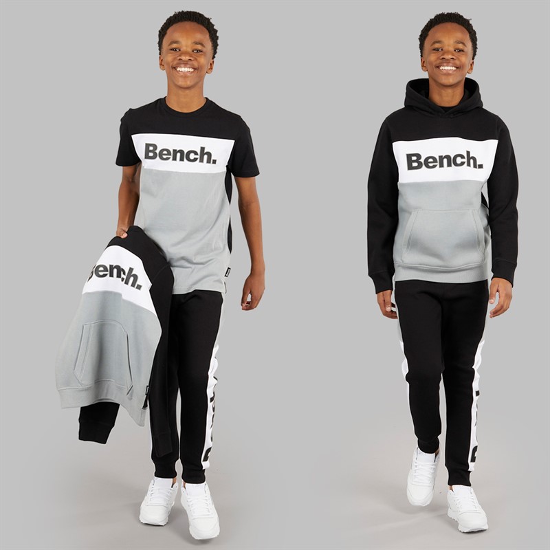 Bench Junge Cambam Dreiteiler Trainingsanzug Und T Shirt Set Schwarz