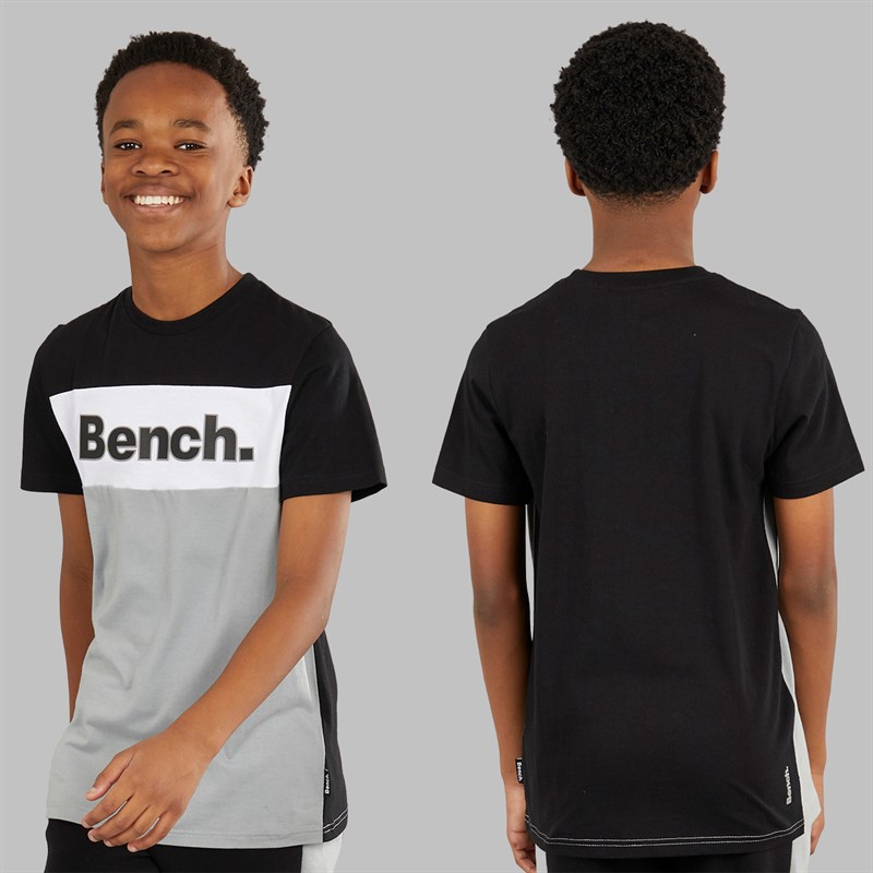 Bench Junge Cambam Dreiteiler Trainingsanzug Und T Shirt Set Schwarz