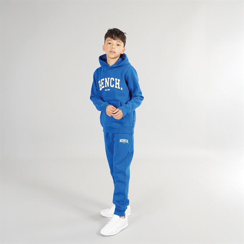 Bench Boys Gasgen Hoodie And Joggers Tracksuit Colbalt