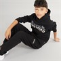 Bench Boys Macread Hoodie And Joggers Tracksuit Black