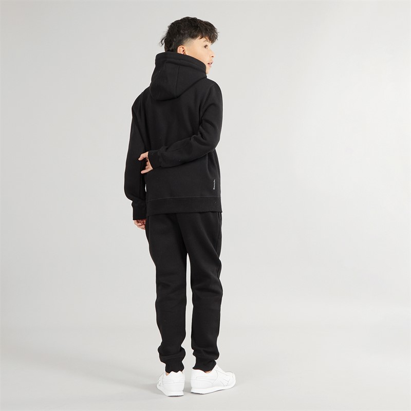 Bench Boys Macread Hoodie And Joggers Tracksuit Black