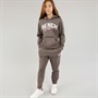 Bench Girls Canary Hoodie And Joggers Tracksuit Charcoal