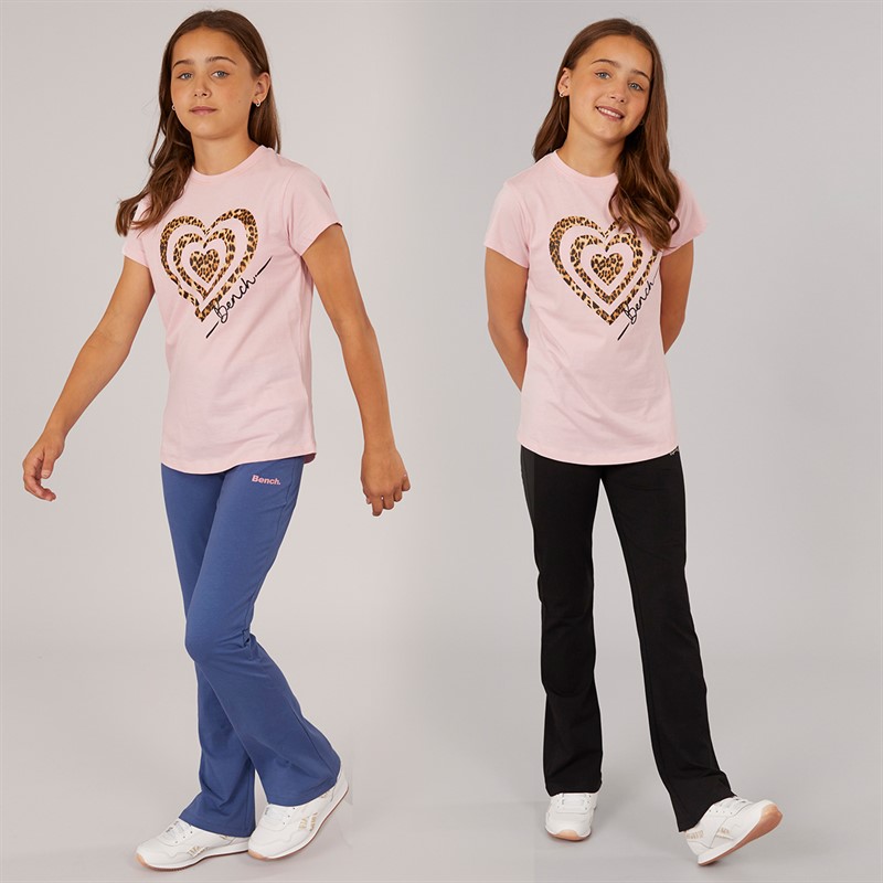 Bench Mädchen Cenio Zweierpack Schlaghosen Hell Marineblau / Schwarz