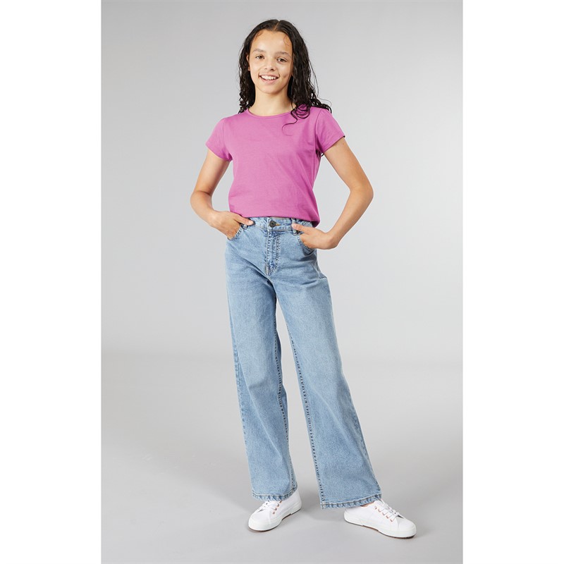 Bench Girls Maxina Wide Jeans Light Wash