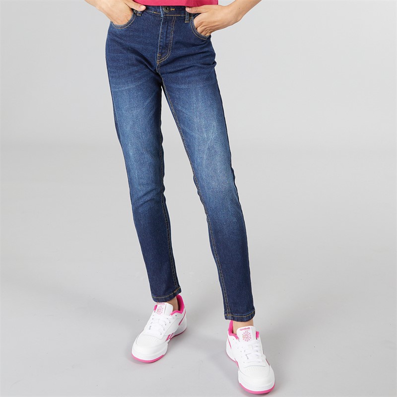 Bench Mädchen Laina Skinny Jeans Dunkelblau