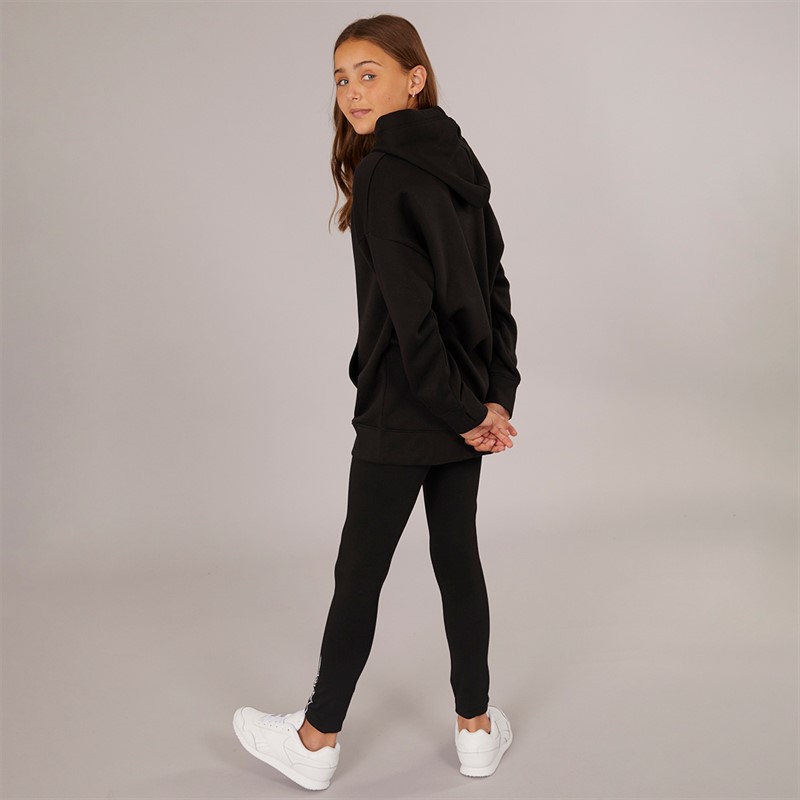 Bench Girls Gilnda Hoodie And Leggings Tracksuit Black
