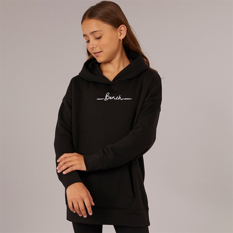 Bench Girls Gilnda Hoodie And Leggings Tracksuit Black