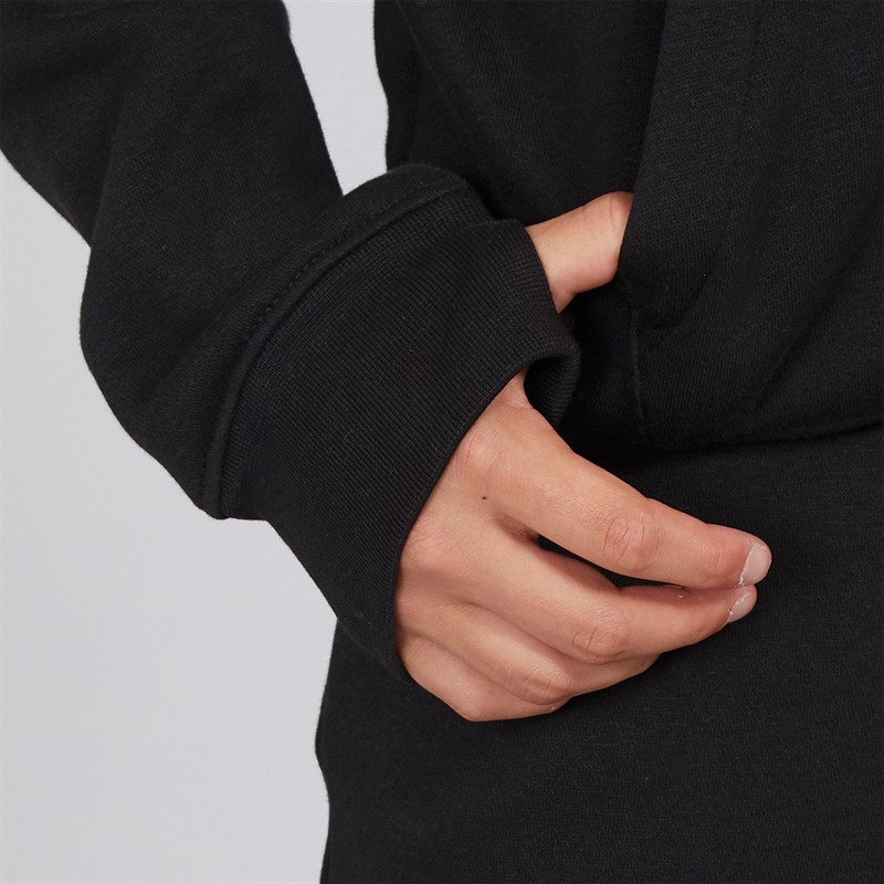 Bench Girls Enioa Hoodie And Joggers Tracksuit Black