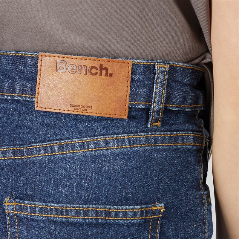 Bench Mädchen Maxina Weite Jeans Dunkle Waschung
