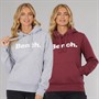 Bench Damen Zweierpack Kapuzenpullover Grau Meliert Cordovan