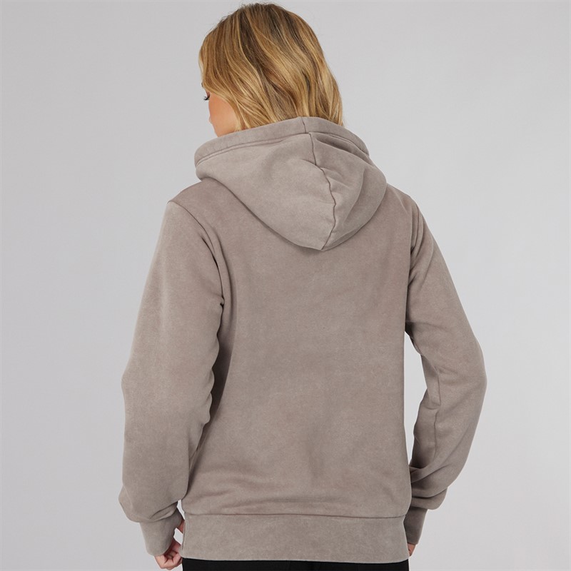 Bench Damen Lerenna Hoodie Warm Gewaschenes Taupe