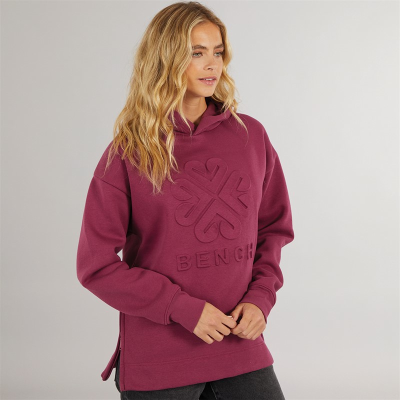 Bench Damen Rayra Kapuzenpullover Berry
