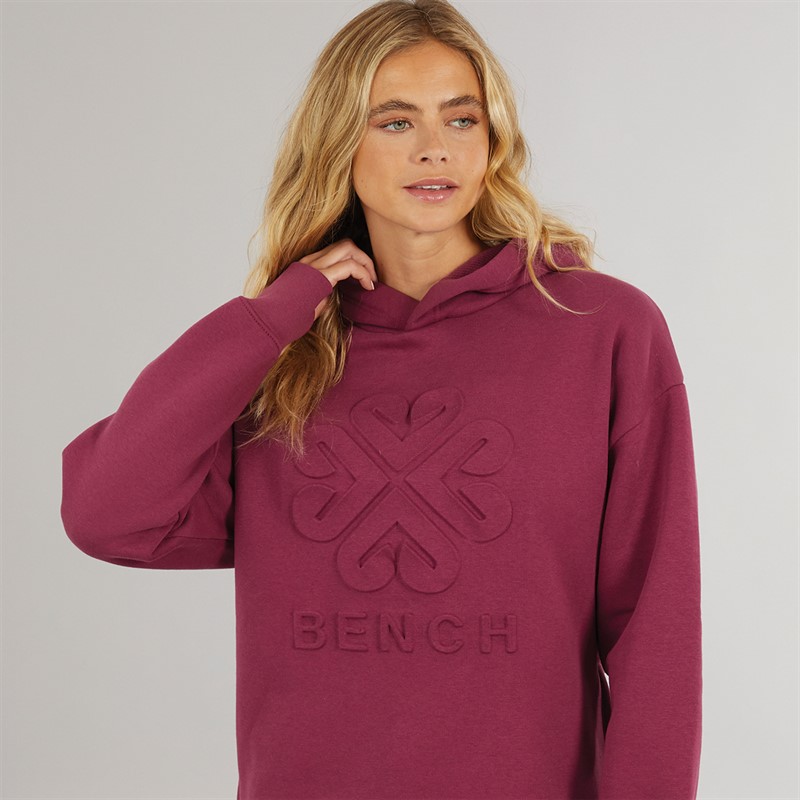 Bench Damen Rayra Kapuzenpullover Berry