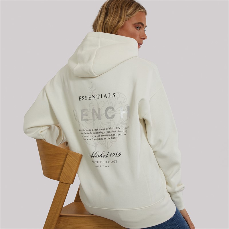 Bench Sweat à Capuche Harmy Femme Blanc Hiver