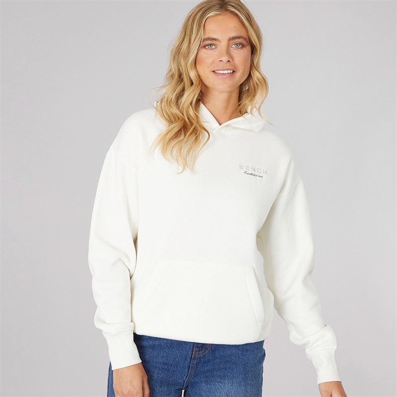 Bench Sweat à Capuche Harmy Femme Blanc Hiver
