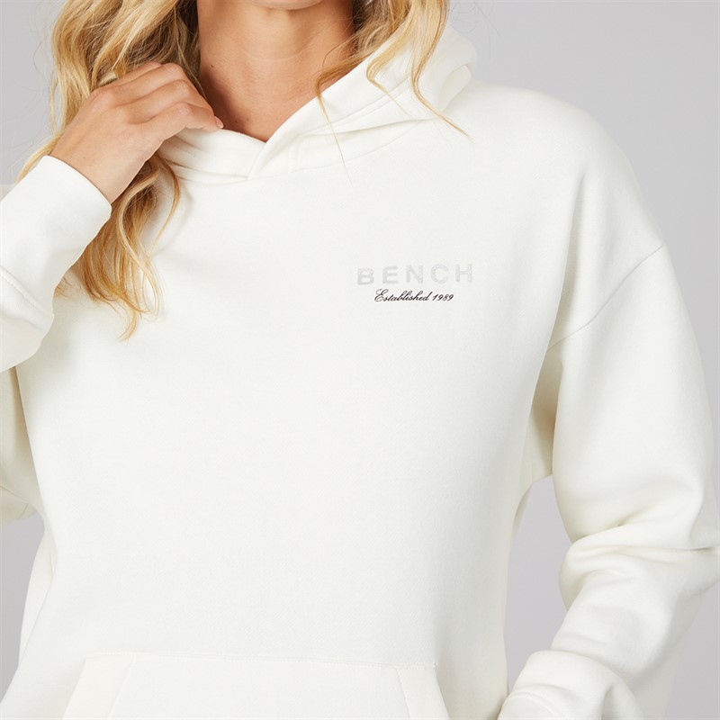 Bench Sweat à Capuche Harmy Femme Blanc Hiver