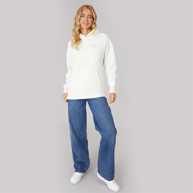 Bench Sweat à Capuche Harmy Femme Blanc Hiver