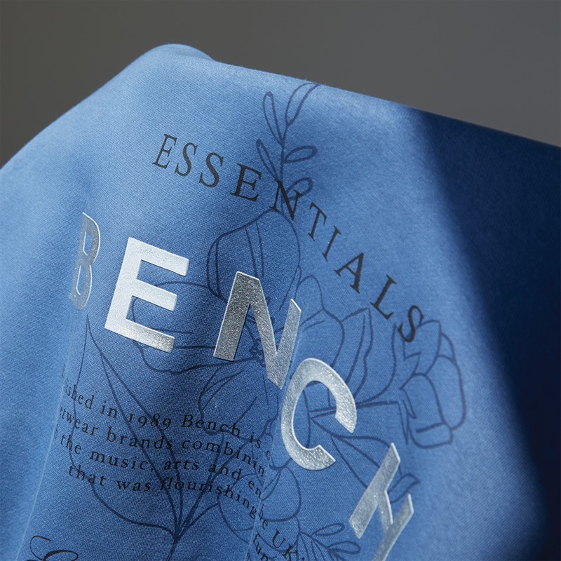 Bench Damen Harmy Hoodie Denim Blau