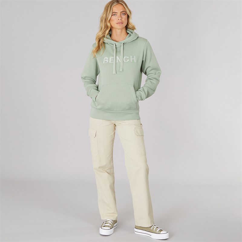 Bench Damen Emerre Kapuzenpullover Dunkel Salbei Grün
