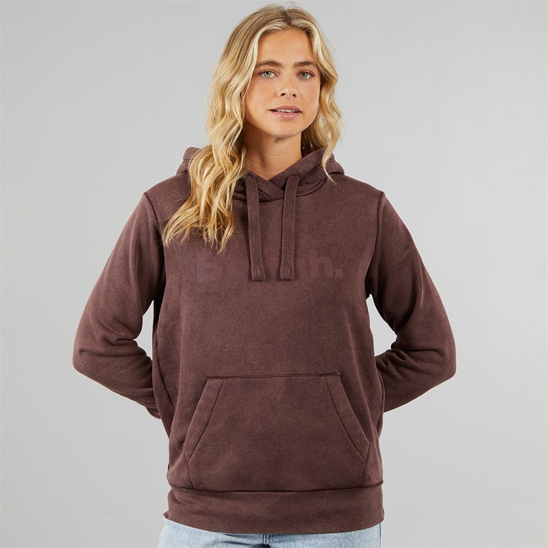 Bench Damen Lerenna Hoodie Gewaschenes Mauve Wein