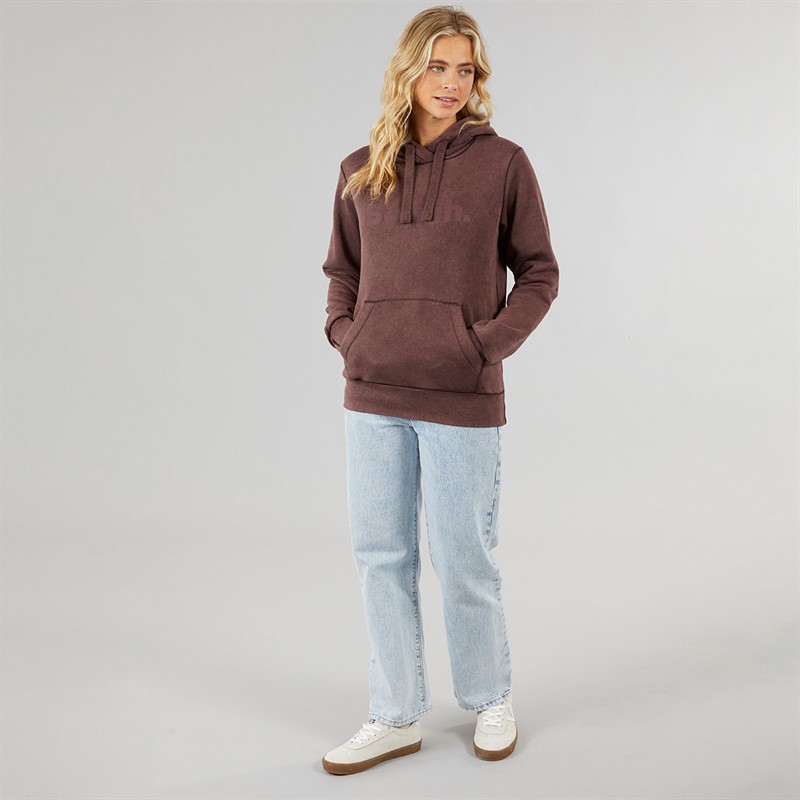 Bench Damen Lerenna Hoodie Gewaschenes Mauve Wein