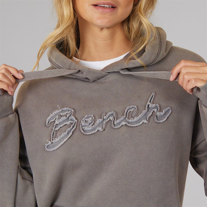 Bench Damen Trait Kapuzenpullover Graphit Grau