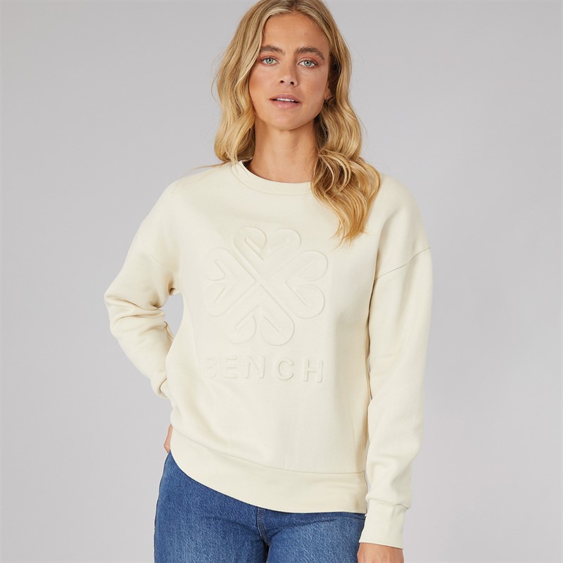 Bench Damen Ilma Sweatshirt Kreide