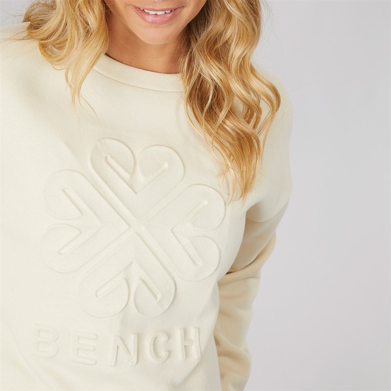 Bench Damen Ilma Sweatshirt Kreide