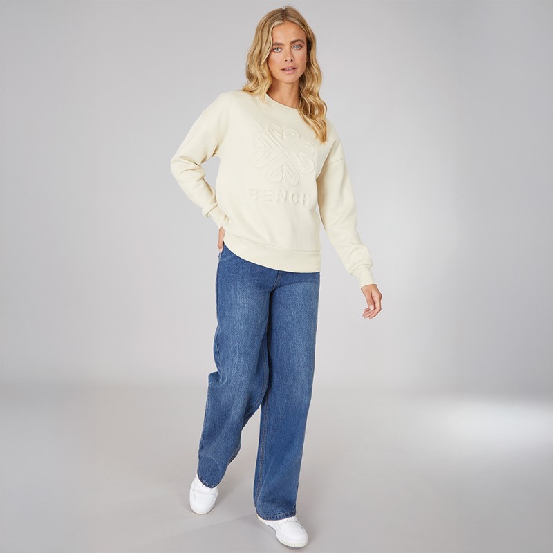 Bench Damen Ilma Sweatshirt Kreide