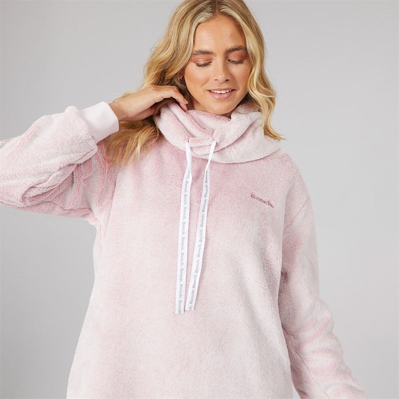 Bench Damen Sterra Kuschel Oberteil Kosmetik Rosa