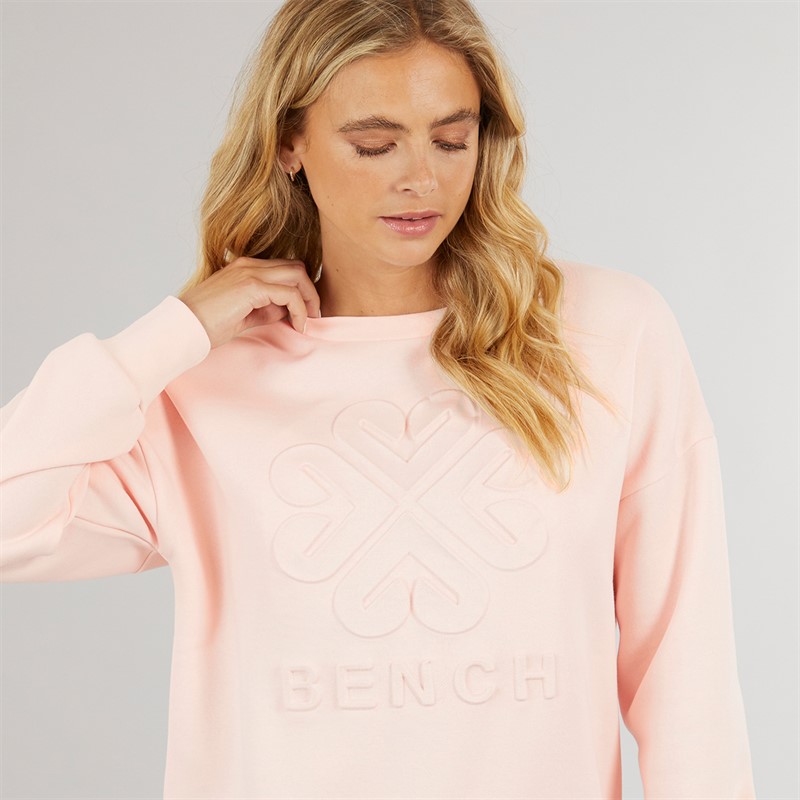 Bench Damen Ilma Sweatshirt Hell Rosa