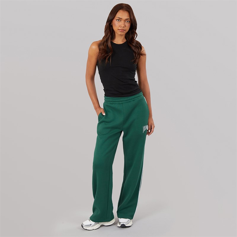 Bench Womens Sura Wide Leg Joggers Deep Emerald