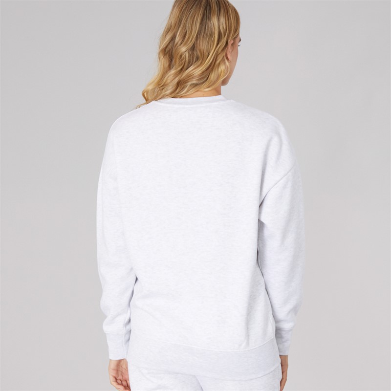Bench Damen Ercie Sweatshirt Eisiges Grau Meliert